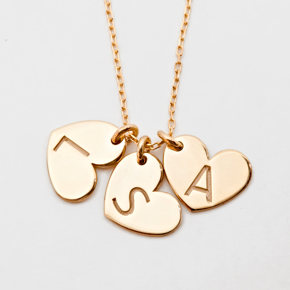 Triple Initial Necklace – BLT Jewellery